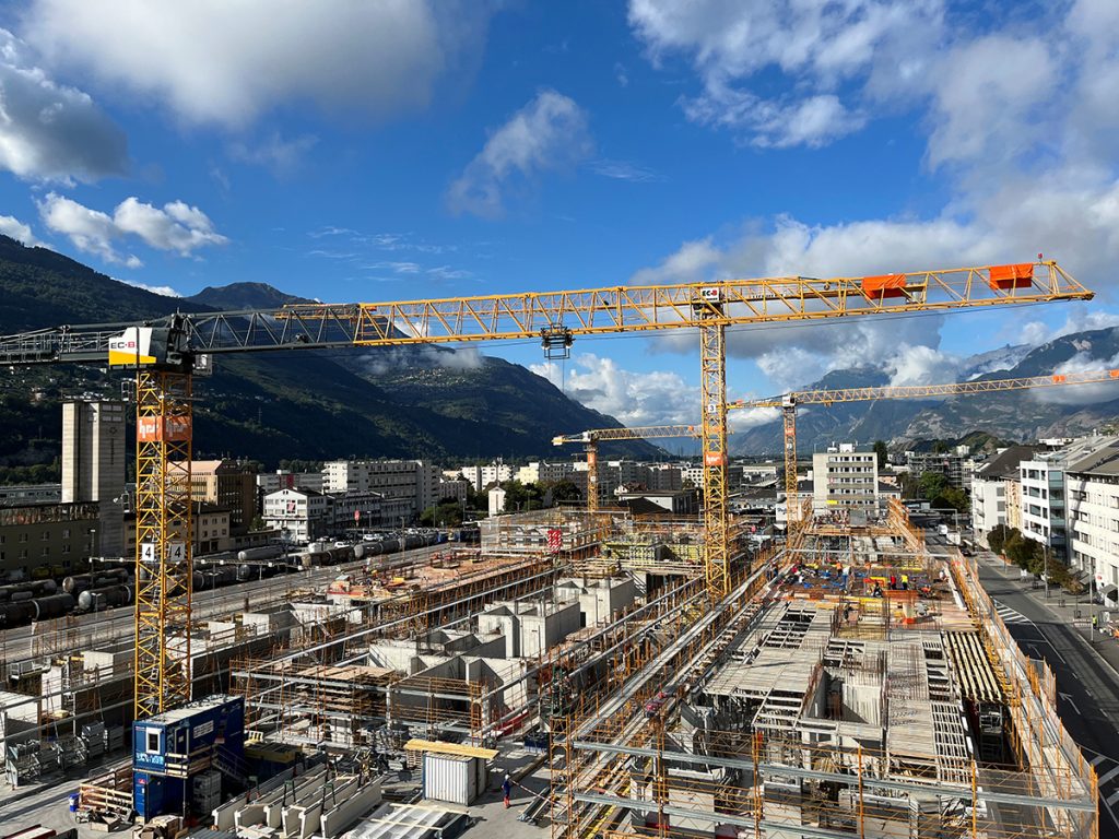 Visite du chantier Cours de Gare